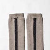 COMMON SOX LONG SOCKS "LINE" CSR-001 BEIGE