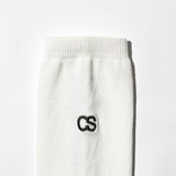 COMMON SOX LONG SOCKS "LINE" CSR-001 WHITE