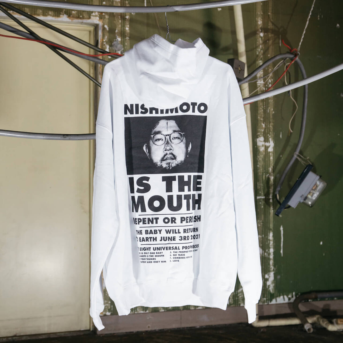 NISHIMOTO IS THE MOUTH × KENNY KAGAMI Collaboration SWEAT HOODIE NMKNY