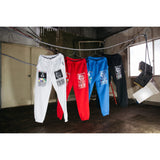 NISHIMOTO IS THE MOUTH CLASSIC SWEAT PANTS  (GLITTER)NIM-L15G BLUE