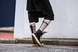 COMMON SOX LONG SOCKS "LINE" CSR-002 BEIGE