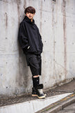 COMMON SOX LONG SOCKS "LINE" CSR-001 BLACK