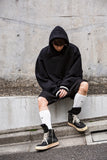 COMMON SOX LONG SOCKS "LINE" CSR-001 WHITE