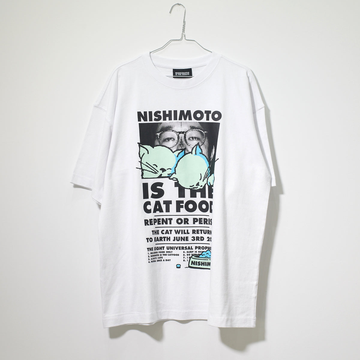 NISHIMOTO IS THE MOUTH × face S/S TEE NIMFC-02 WHITE 