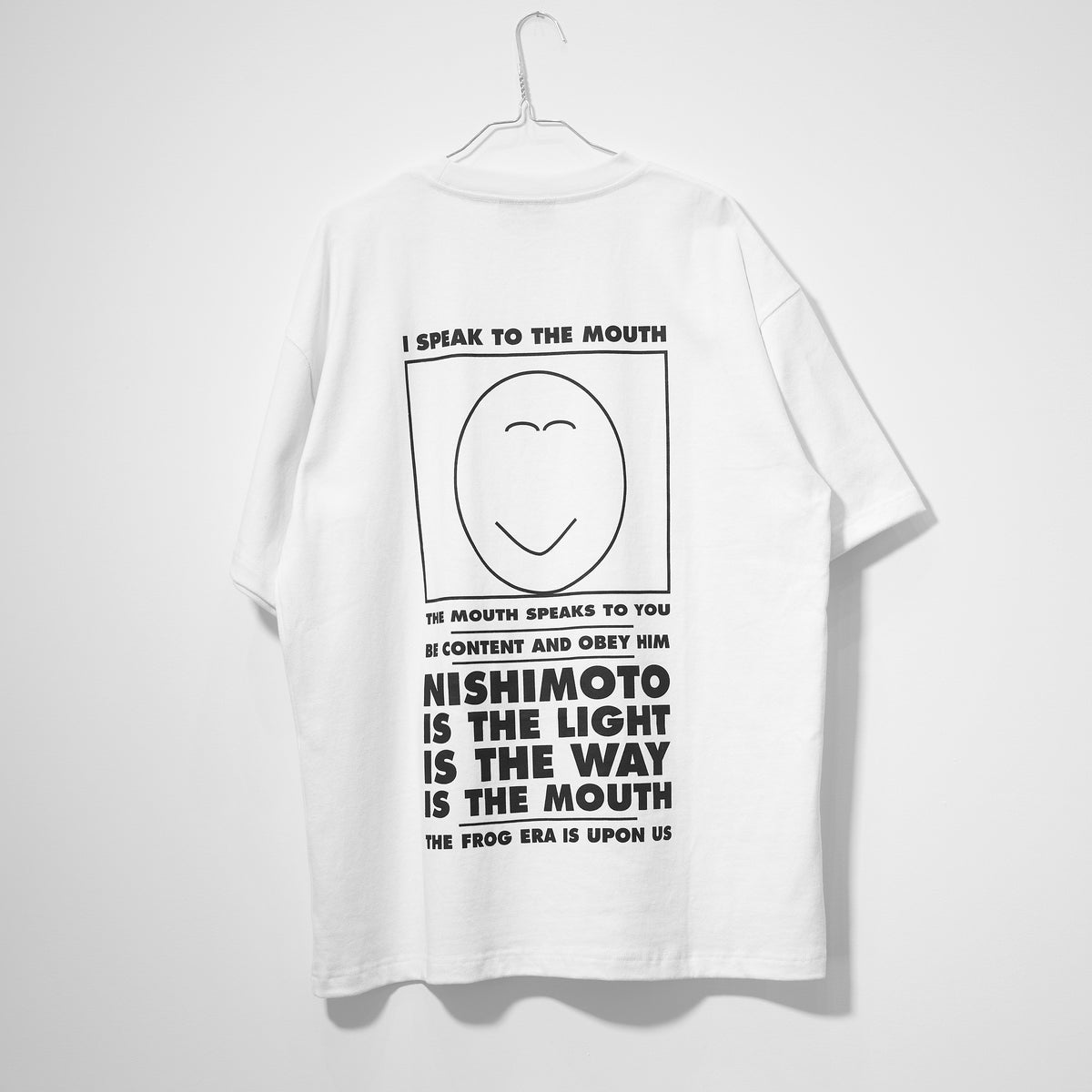 NISHIMOTO IS THE MOUTH × HIMAA S/S TEE NIMHM-01 WHITE