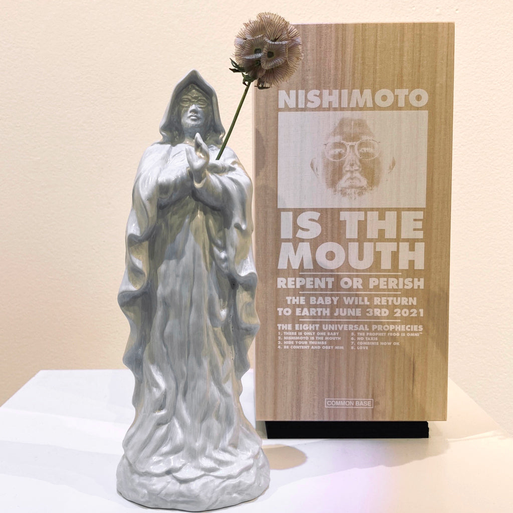 NISHIMOTO IS THE MOUTH SINGLE FLOWER VASE｜WHITE NIM-AP01