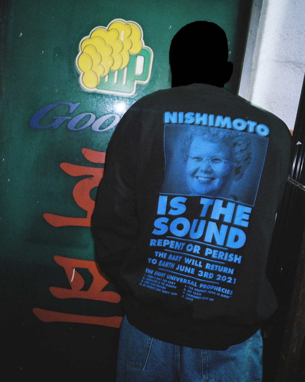 NISHIMOTO IS THE MOUTH x balansa SWEAT SHIRTS NIMBL-14 BLACK 