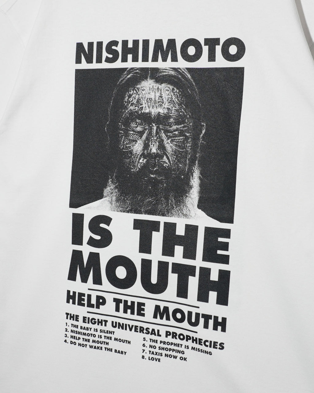 【予約商品：27年 2月上旬お届け】NISHIMOTO IS THE MOUTH  S/S TEE NIM-Z11 WHITE