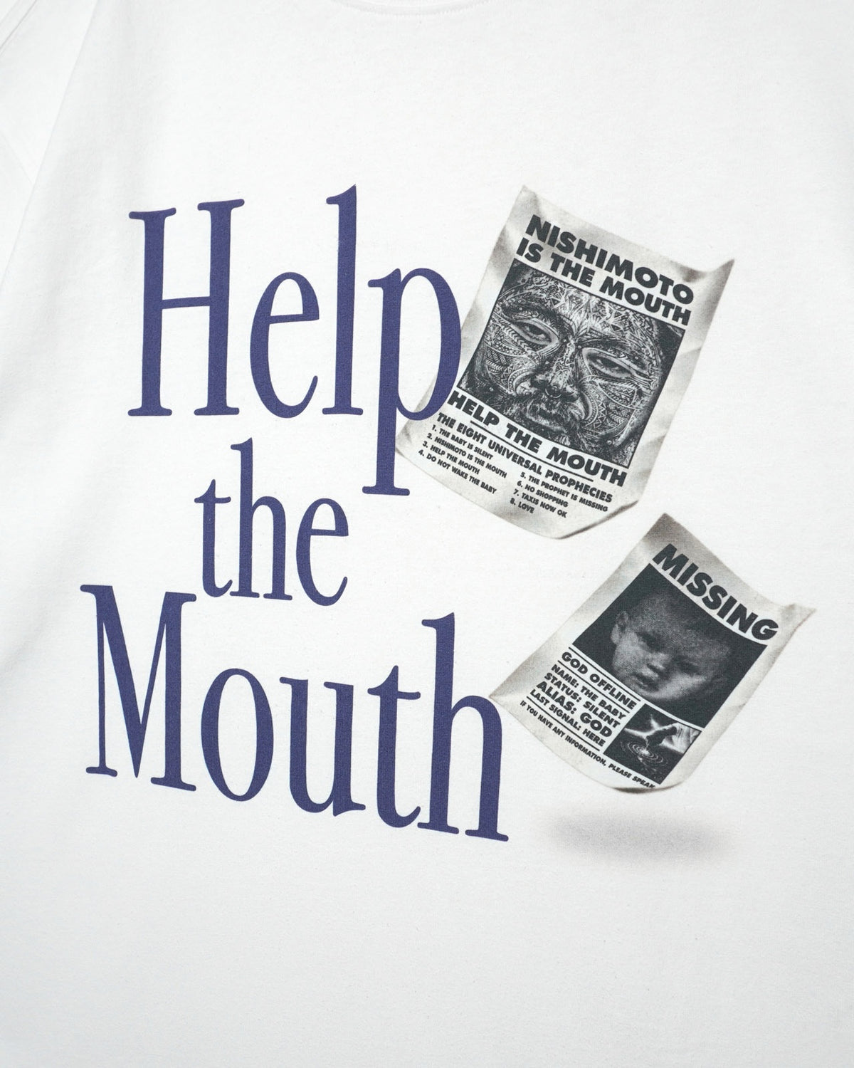 【予約商品：27年 2月上旬お届け】NISHIMOTO IS THE MOUTH  S/S TEE NIM-Z31 WHITE