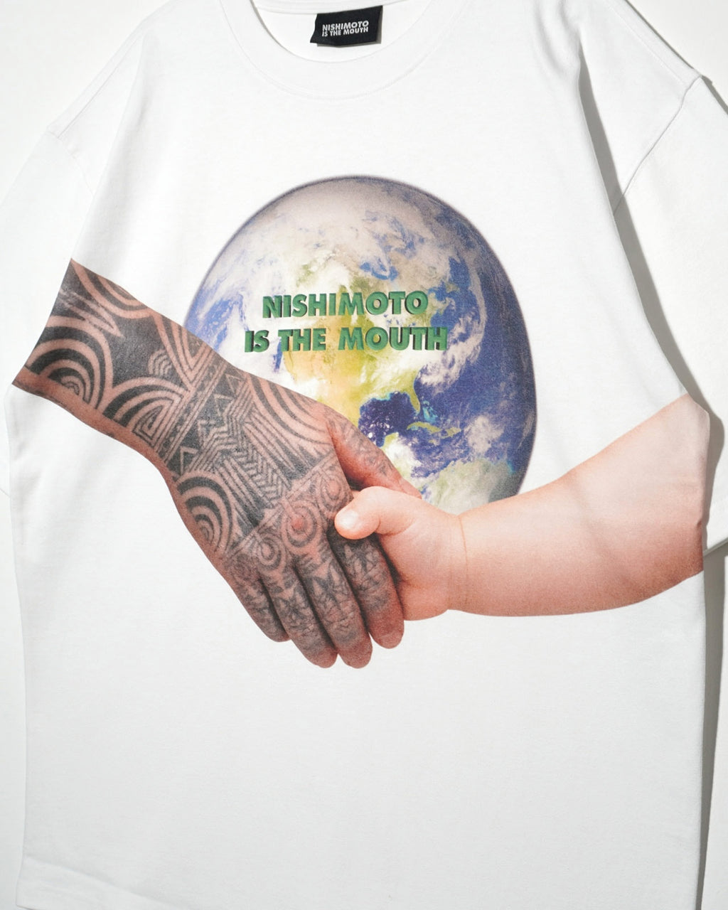【予約商品：27年 2月上旬お届け】NISHIMOTO IS THE MOUTH  S/S TEE NIM-Z21 WHITE