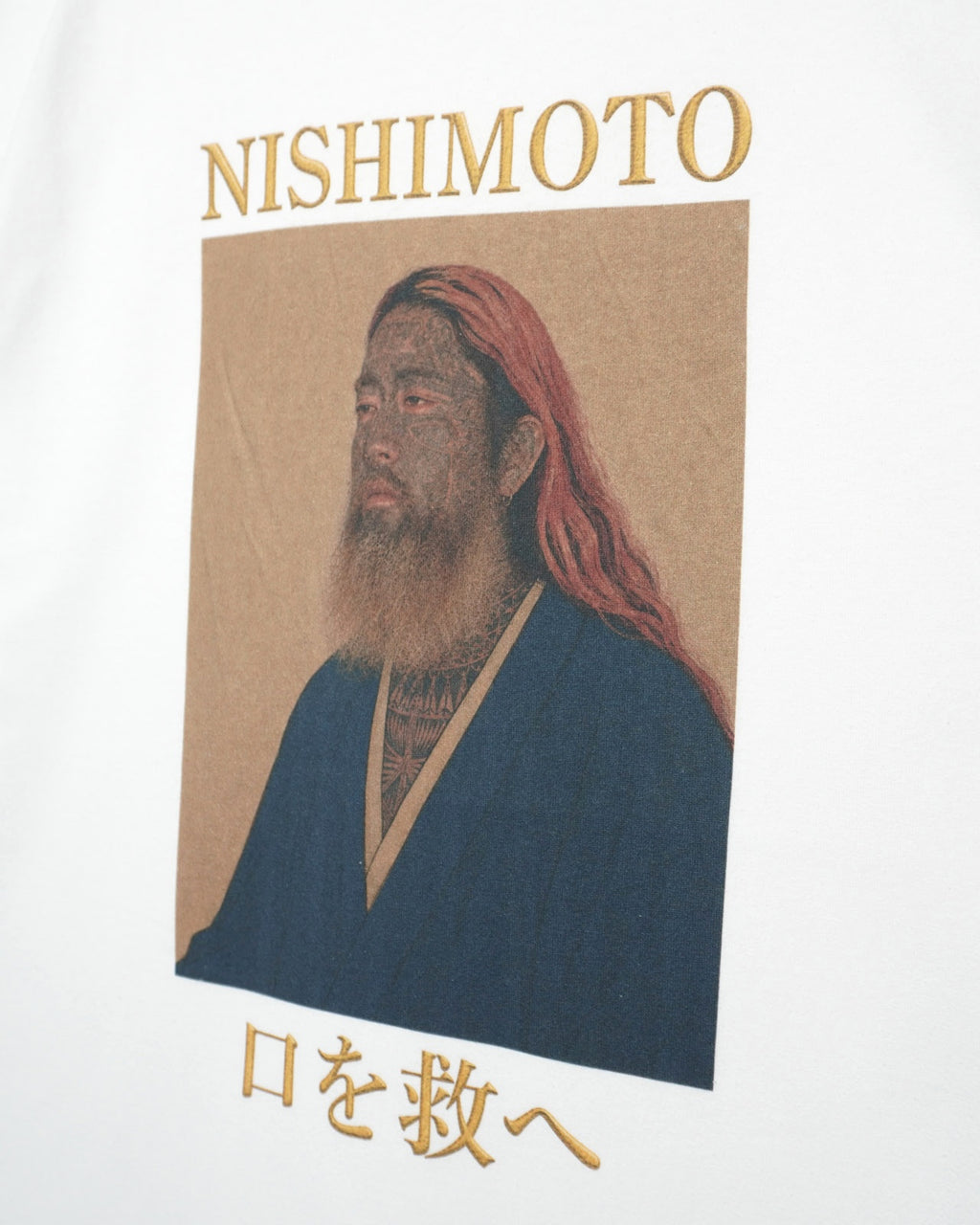 【予約商品：27年 2月上旬お届け】NISHIMOTO IS THE MOUTH  S/S TEE NIM-Z41 WHITE