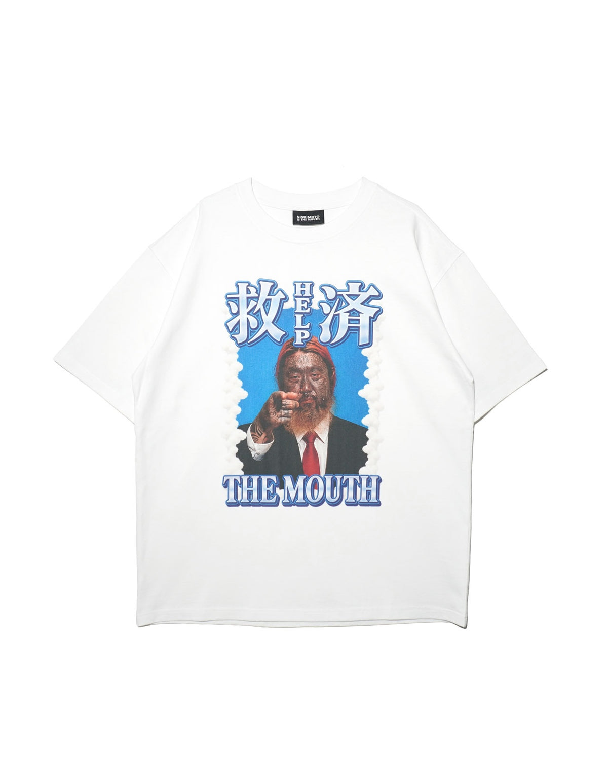【予約商品：27年 2月上旬お届け】NISHIMOTO IS THE MOUTH  S/S TEE NIM-Z51 WHITE