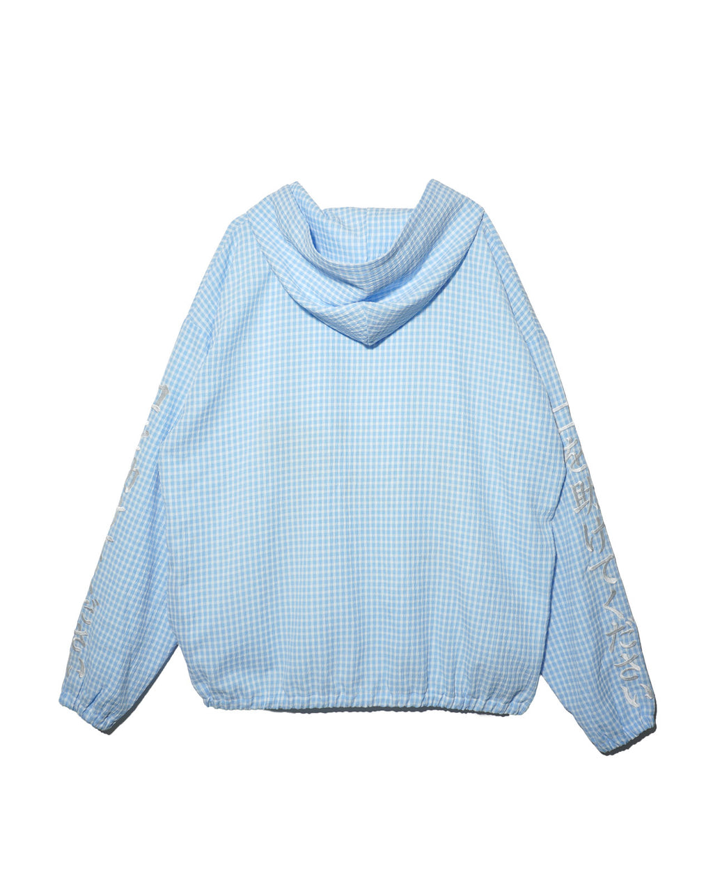 【予約商品：27年 2月上旬お届け】NISHIMOTO IS THE MOUTH GINGHAM CHECK HOODIE NIM-Z87 BLUE