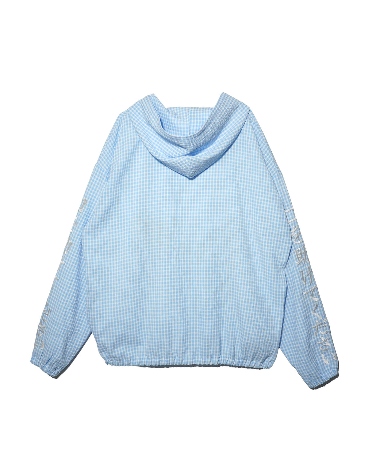 【予約商品：27年 2月上旬お届け】NISHIMOTO IS THE MOUTH GINGHAM CHECK HOODIE NIM-Z87 BLUE