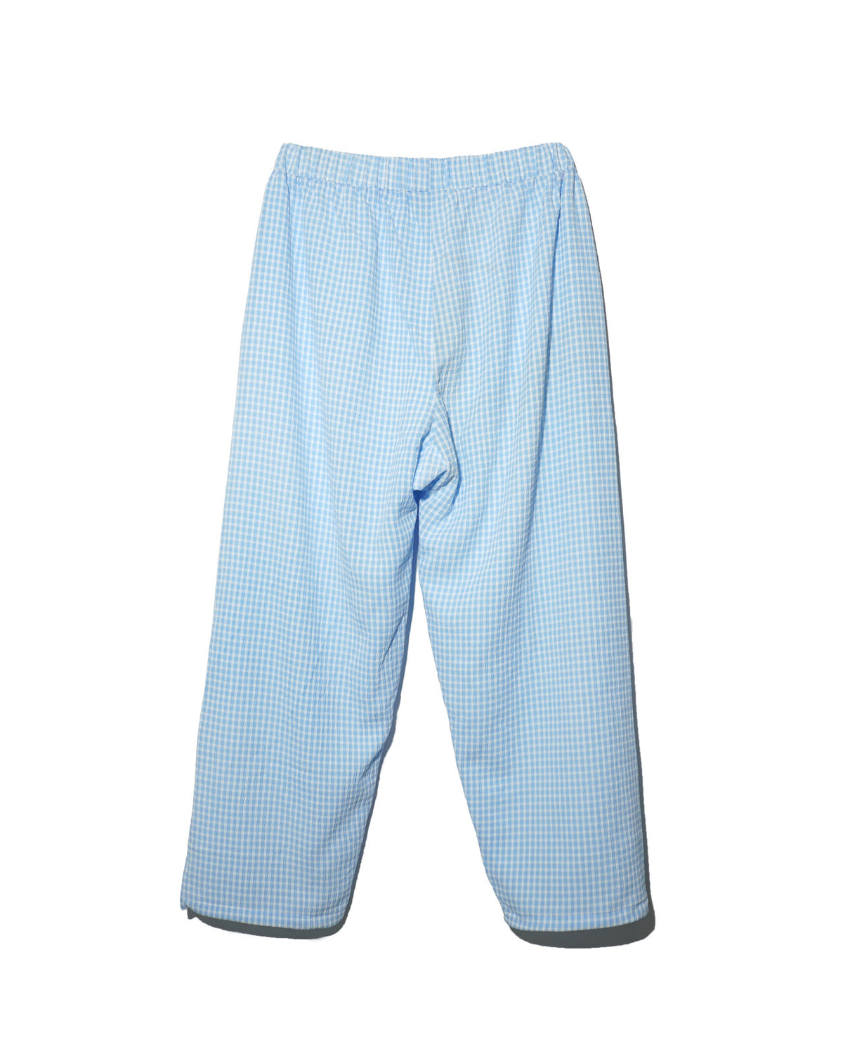 【予約商品：27年 2月上旬お届け】NISHIMOTO IS THE MOUTH GINGHAM CHECK WIDE PANTS NIM-ZWD88 BLUE