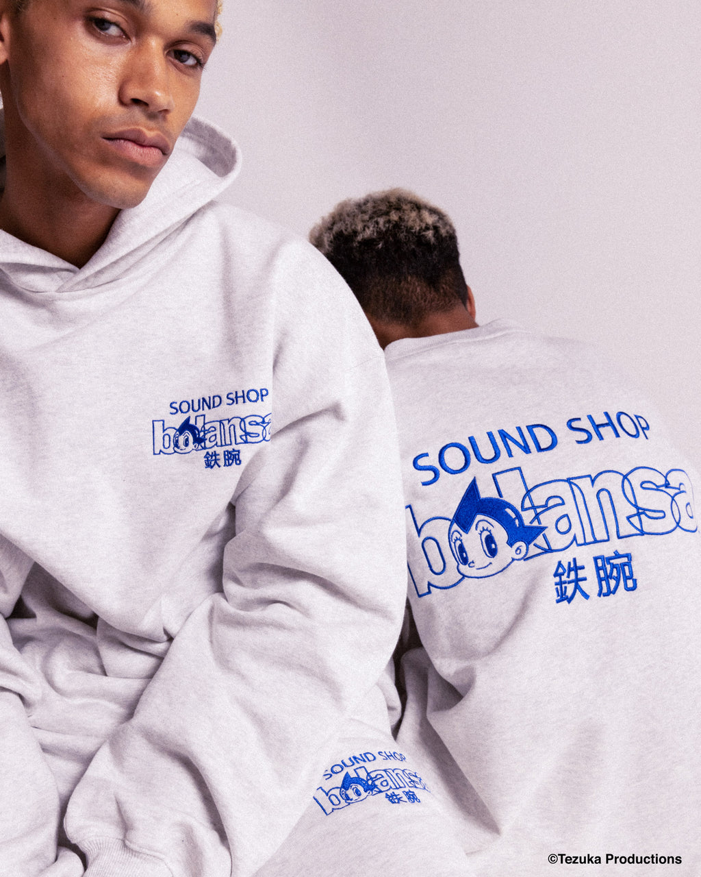 SOUND SHOP balansa × ASTRO BOY SWEAT PANTS ATBL-15 LIGHT HEATHER GRAY