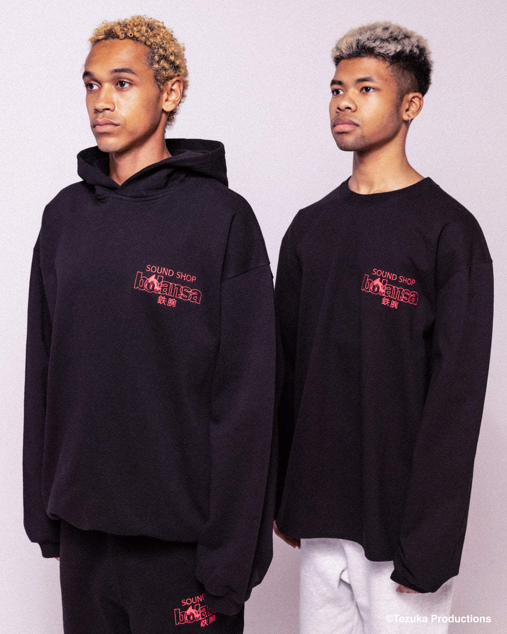 SOUND SHOP balansa × ASTRO BOY SWEAT HOODIE ATBL-13 BLACK