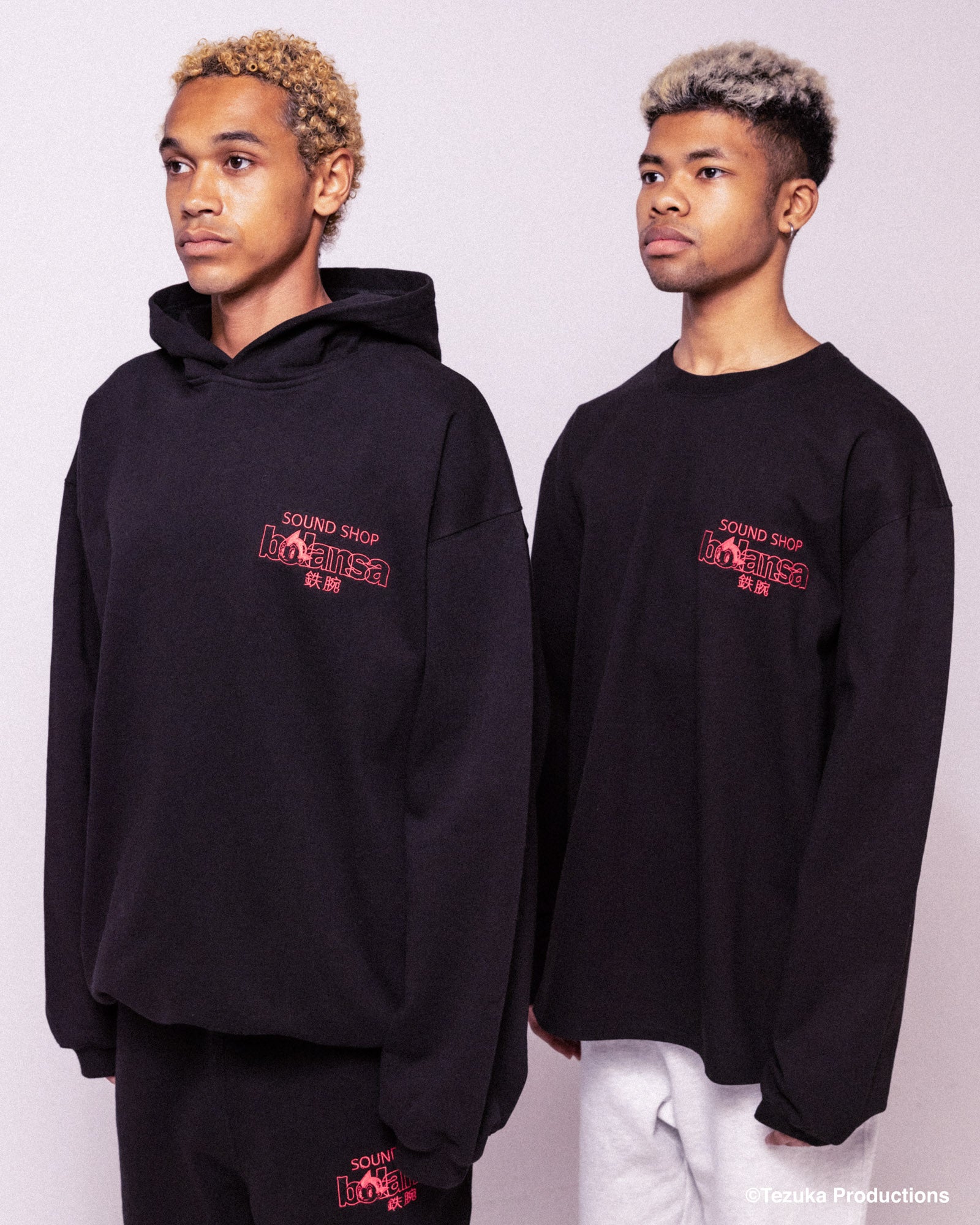 SOUND SHOP balansa × ASTRO BOY SWEAT HOODIE ATBL-13 BLACK