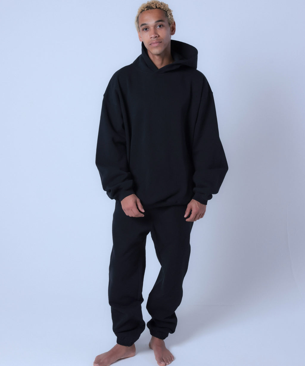 COMMON BASE SWEAT HOODIE CB-B03 BLACK