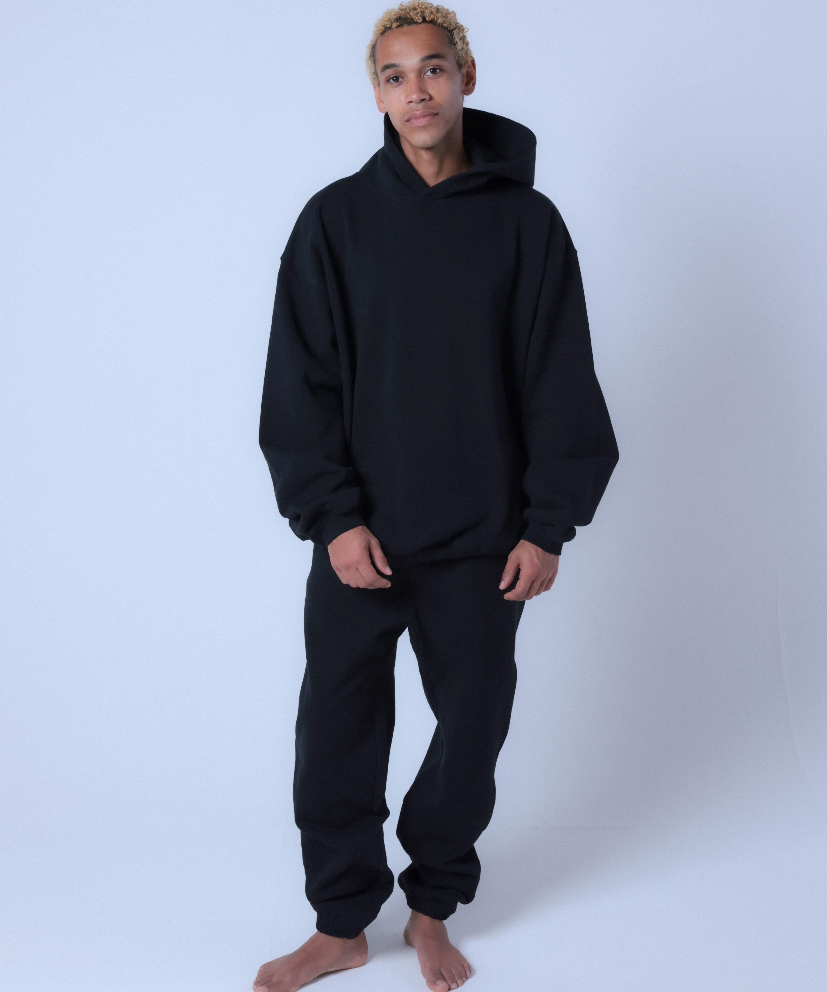COMMON BASE SWEAT HOODIE CB-B03 BLACK