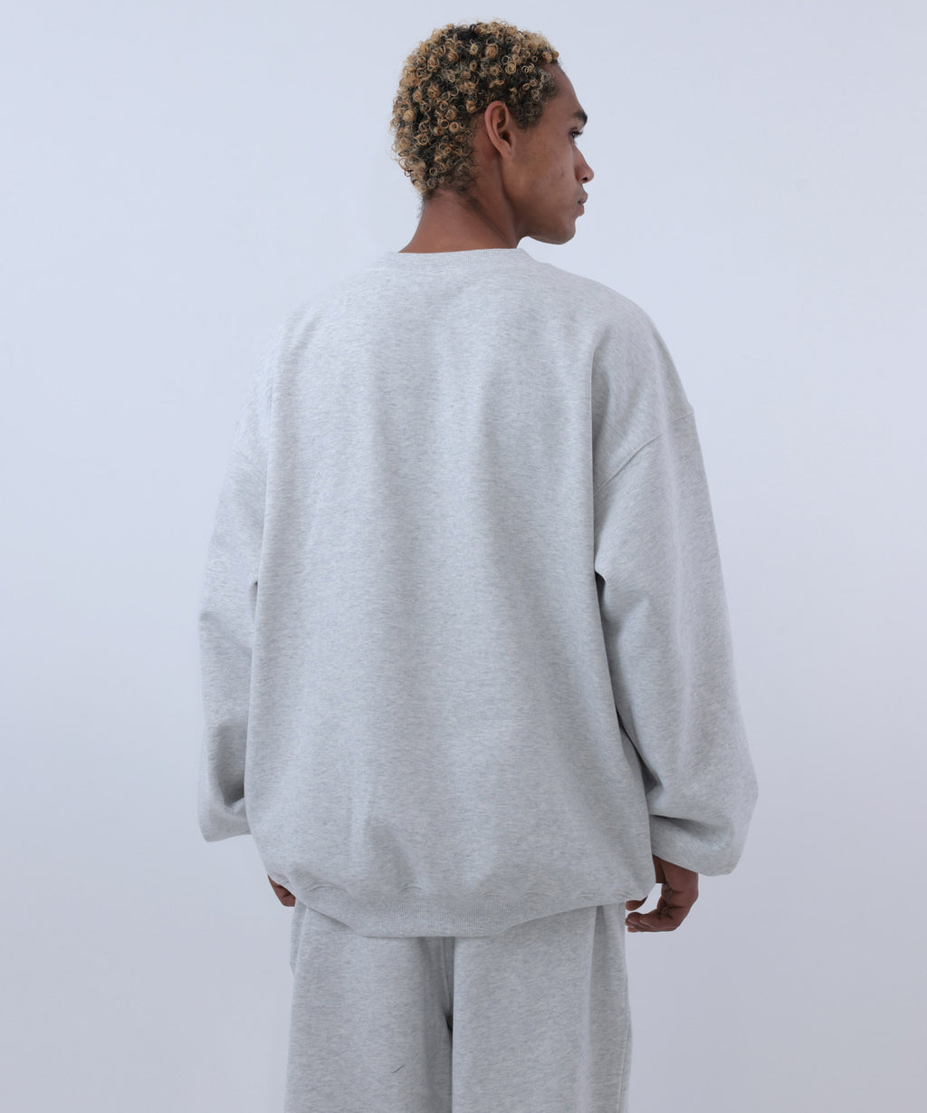 NISHIMOTO IS THE MOUTH SWEATSHIRT NIM-SP24 LIGHT HEATHER GRAY