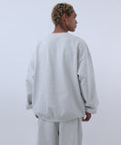 NISHIMOTO IS THE MOUTH SWEATSHIRT NIM-SP24 LIGHT HEATHER GREY