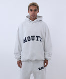NISHIMOTO IS THE MOUTH SWEAT HOODIE NIM-SP33 LIGHT HEATHER GREY