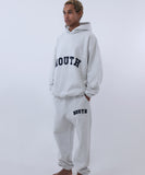NISHIMOTO IS THE MOUTH SWEAT HOODIE NIM-SP33 LIGHT HEATHER GREY