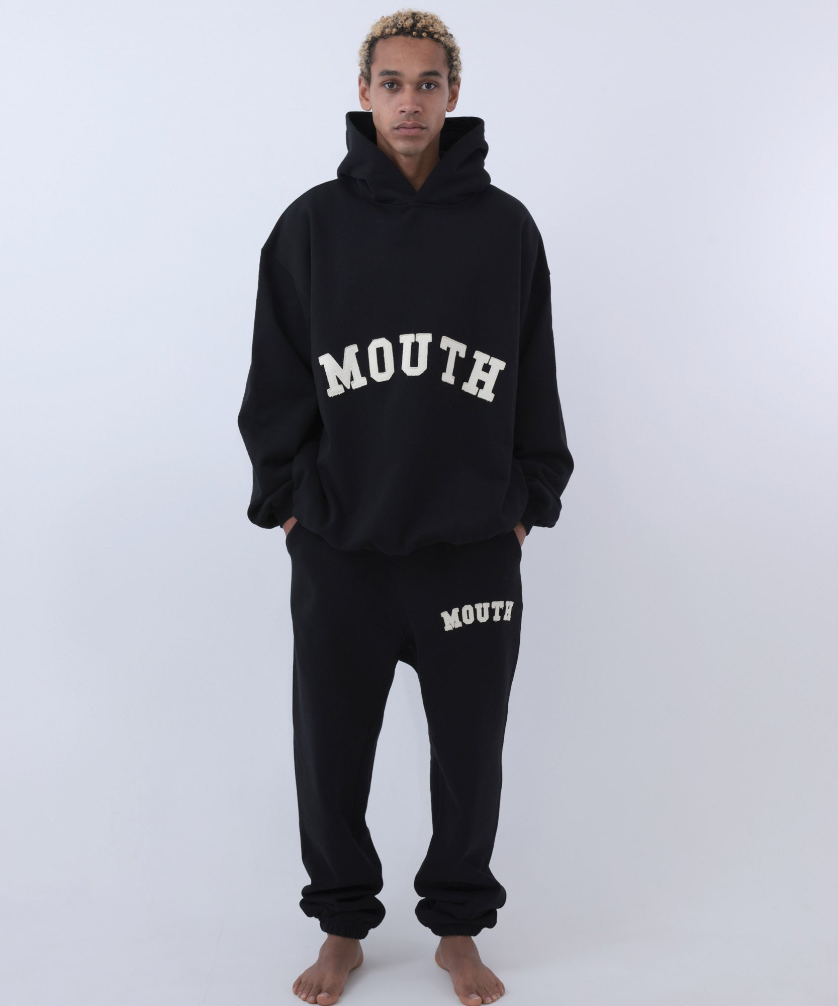 NISHIMOTO IS THE MOUTH SWEAT HOODIE NIM-SP33 BLACK