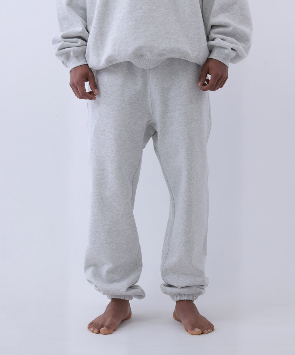 COMMON BASE SWEAT PANTS CB-B05 LIGHT HEATHER GRAY