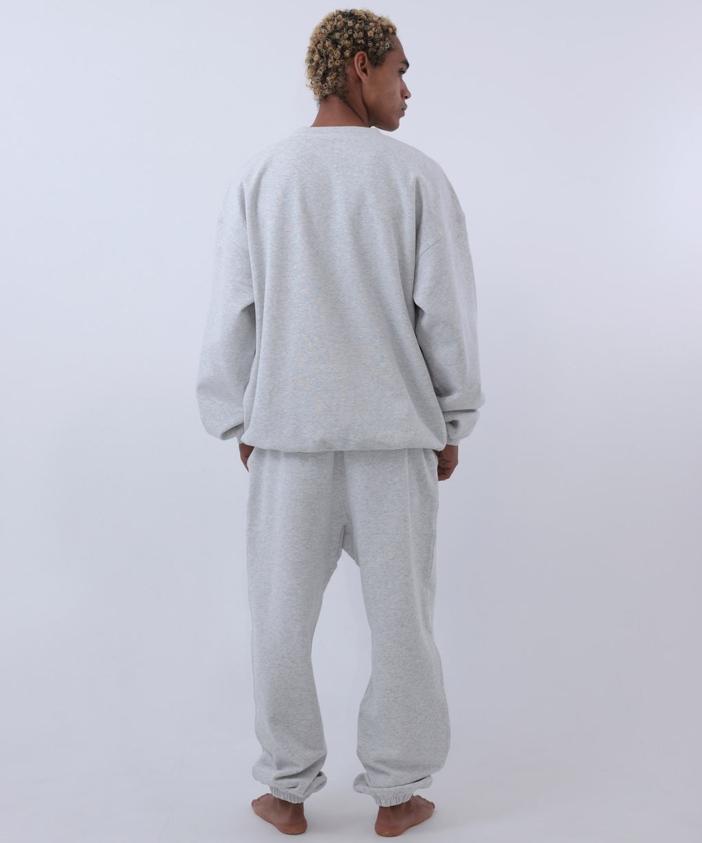 COMMON BASE SWEAT PANTS CB-B05 LIGHT HEATHER GRAY