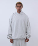 COMMON BASE SWEAT HOODIE CB-B03 LIGHT HEATHER GREY