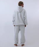 COMMON BASE SWEAT HOODIE CB-B03 LIGHT HEATHER GREY