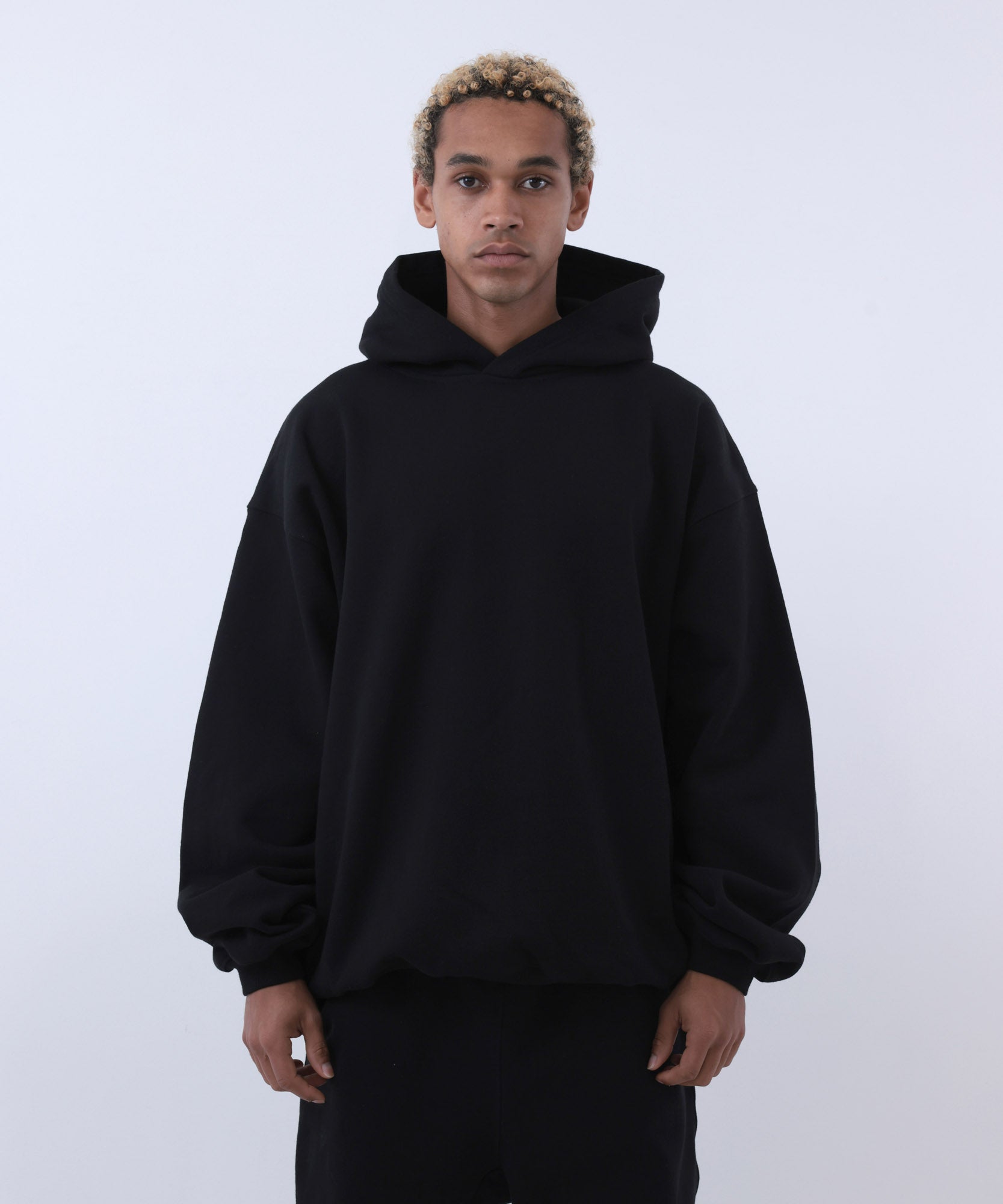 COMMON BASE SWEAT HOODIE CB-B03 BLACK