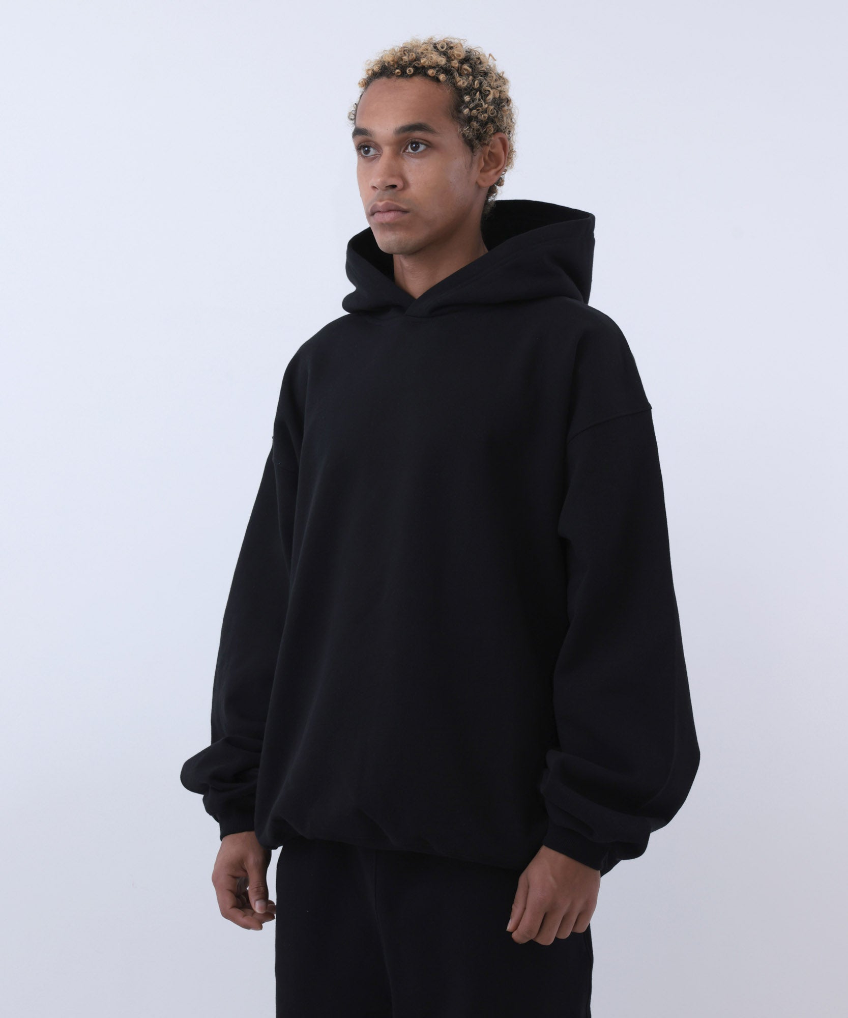COMMON BASE SWEAT HOODIE CB-B03 BLACK
