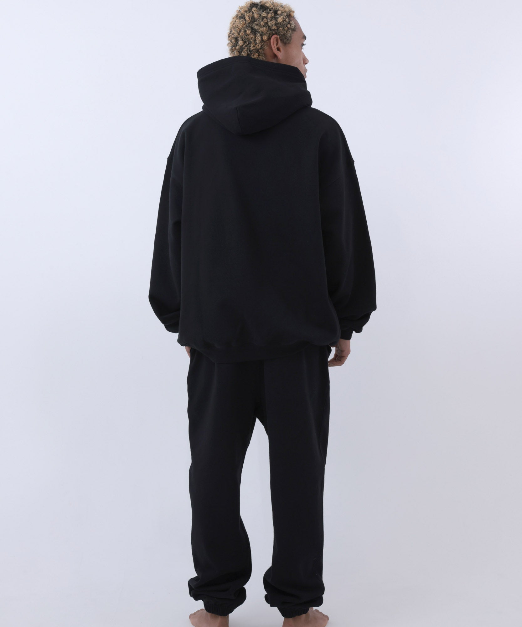 COMMON BASE SWEAT HOODIE CB-B03 BLACK