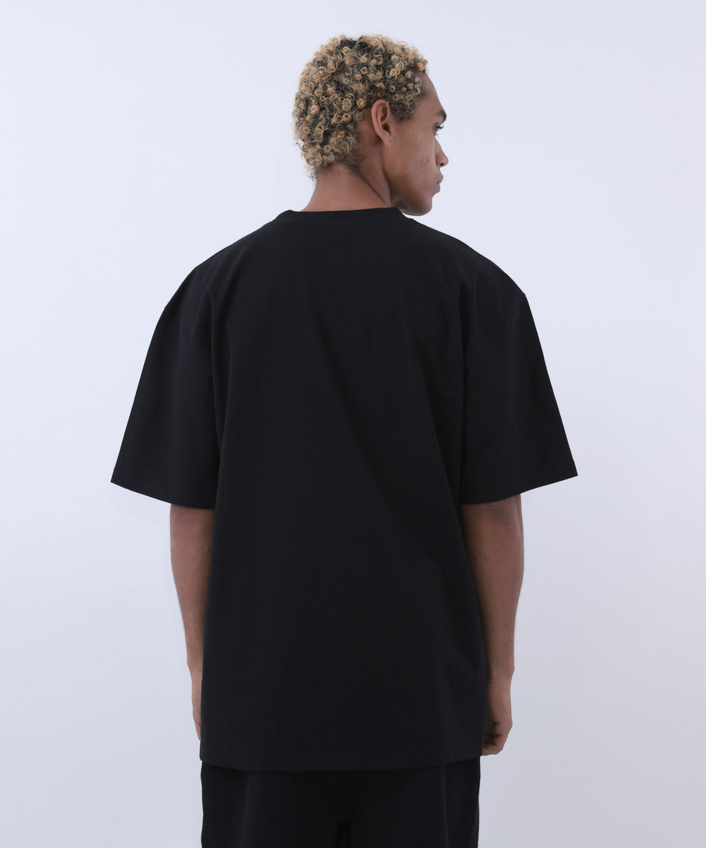 COMMON BASE S/S TEE CB-B01 BLACK