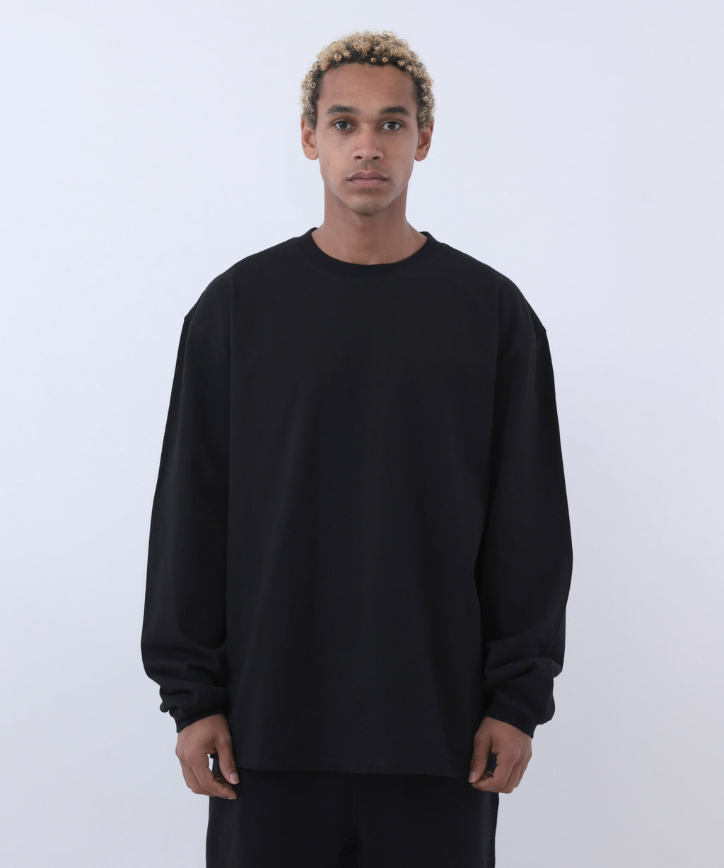 COMMON BASE L/S TEE CB-B02 BLACK