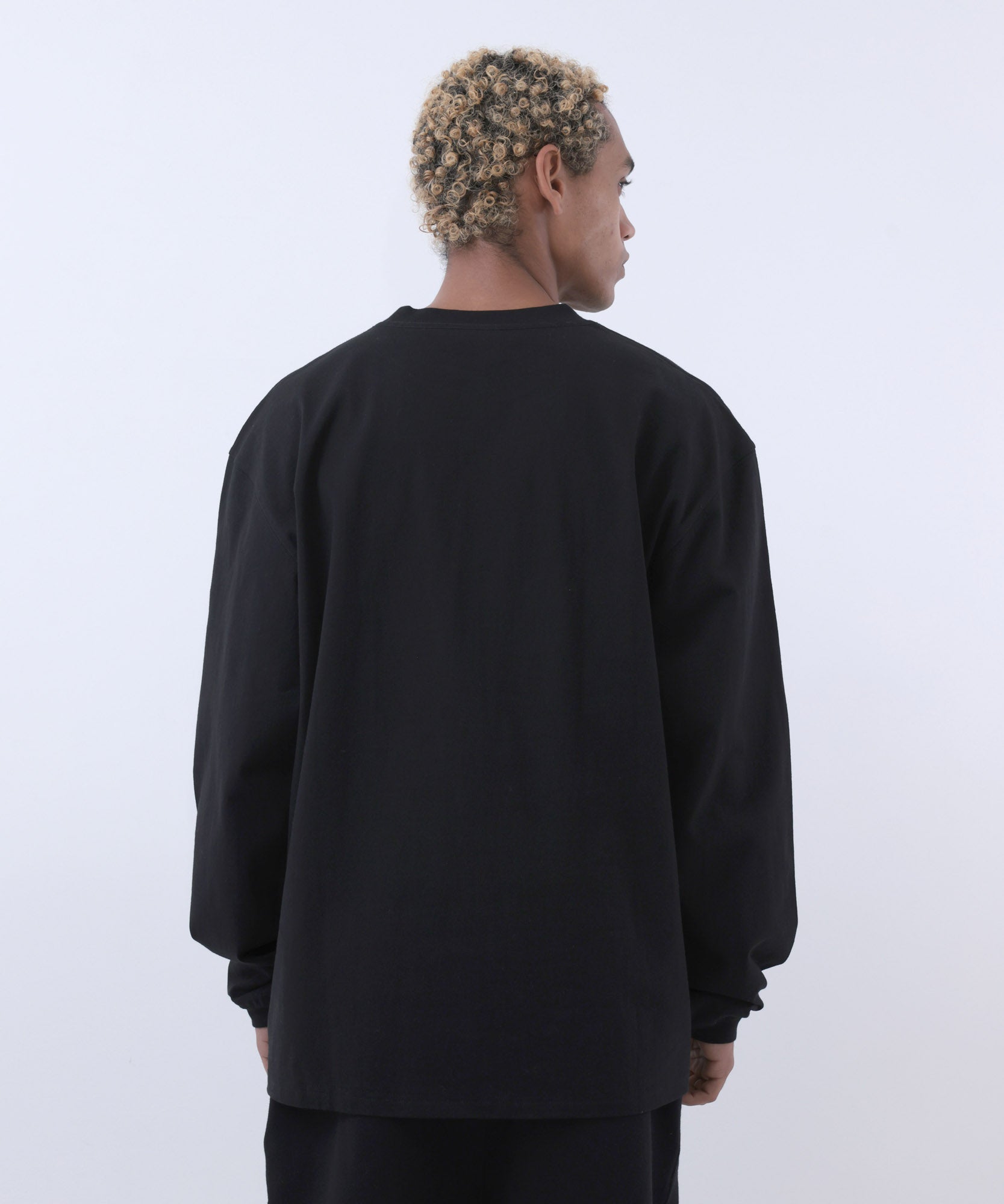 COMMON BASE L/S TEE CB-B02 BLACK