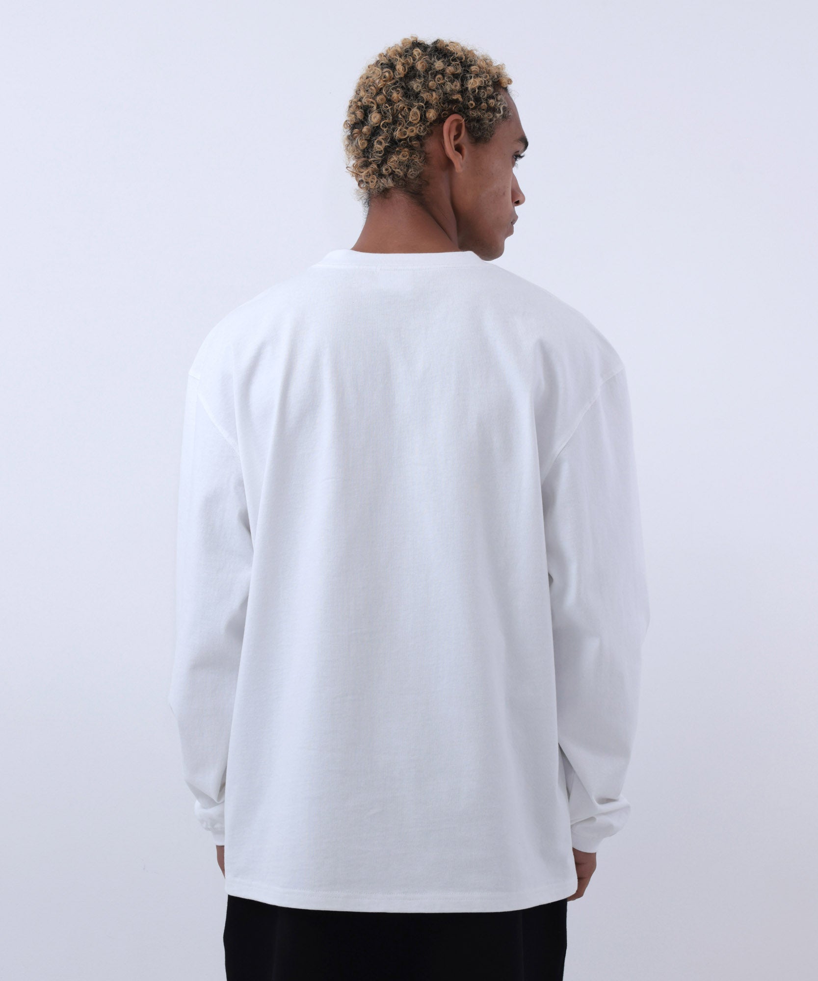COMMON BASE L/S TEE CB-B02 WHITE