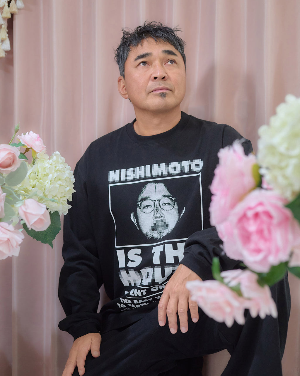 NISHIMOTO IS THE MOUTH  L/S TEE NIM-L12CMZ BLACK