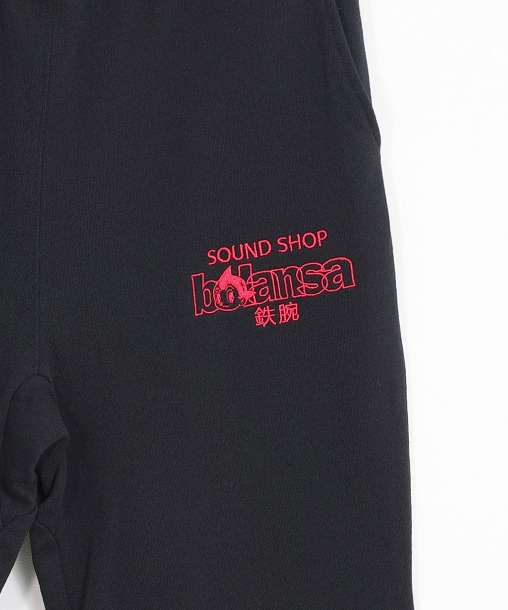SOUND SHOP balansa × ASTRO BOY SWEAT PANTS ATBL-15 BLACK