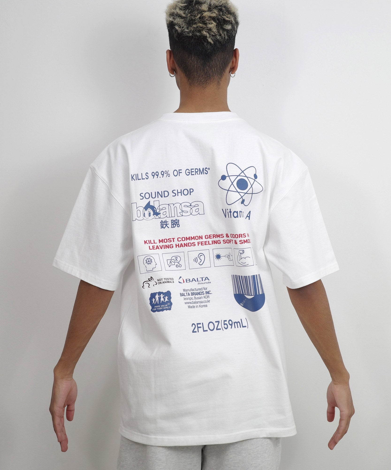 SOUND SHOP balansa × ASTRO BOY S/S TEE ATBL-01F WHITE