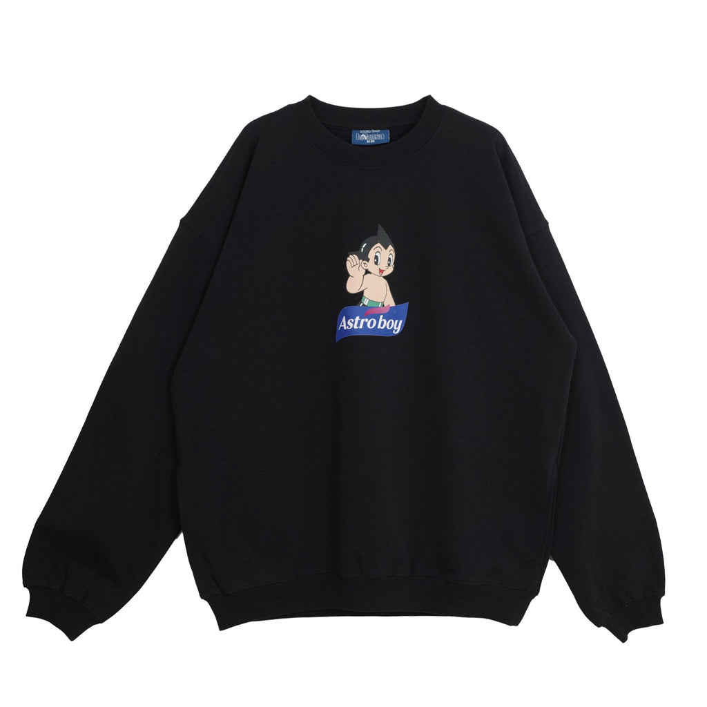 SOUND SHOP balansa × ASTRO BOY SWEATSHIRT ATBL-04 BLACK