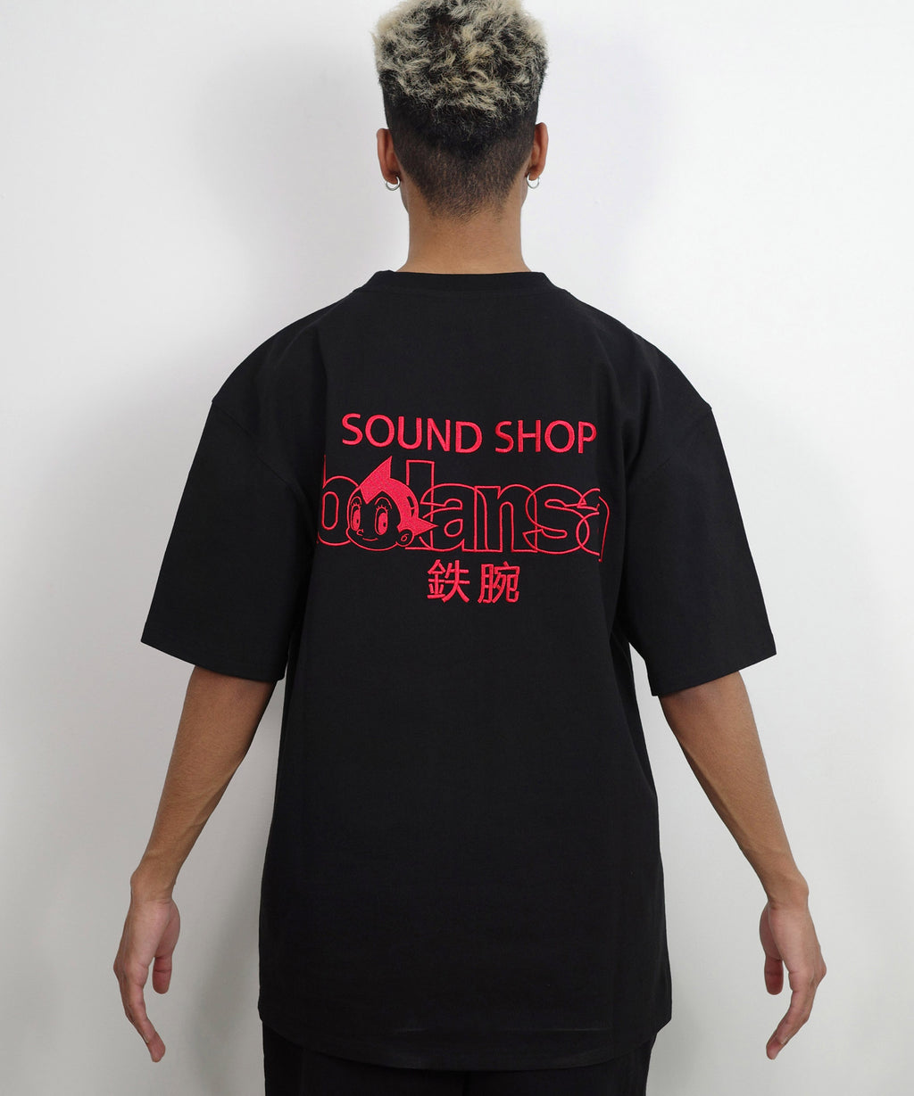 SOUND SHOP balansa × ASTRO BOY S/S TEE ATBL-11 BLACK