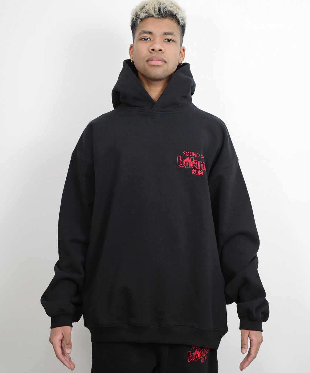 SOUND SHOP balansa × ASTRO BOY SWEAT HOODIE ATBL-13 BLACK