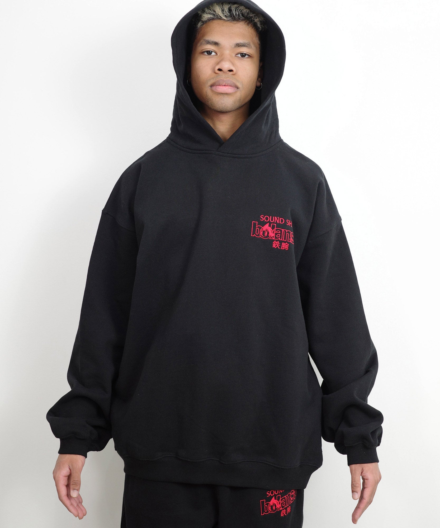SOUND SHOP balansa × ASTRO BOY SWEAT HOODIE ATBL-13 BLACK