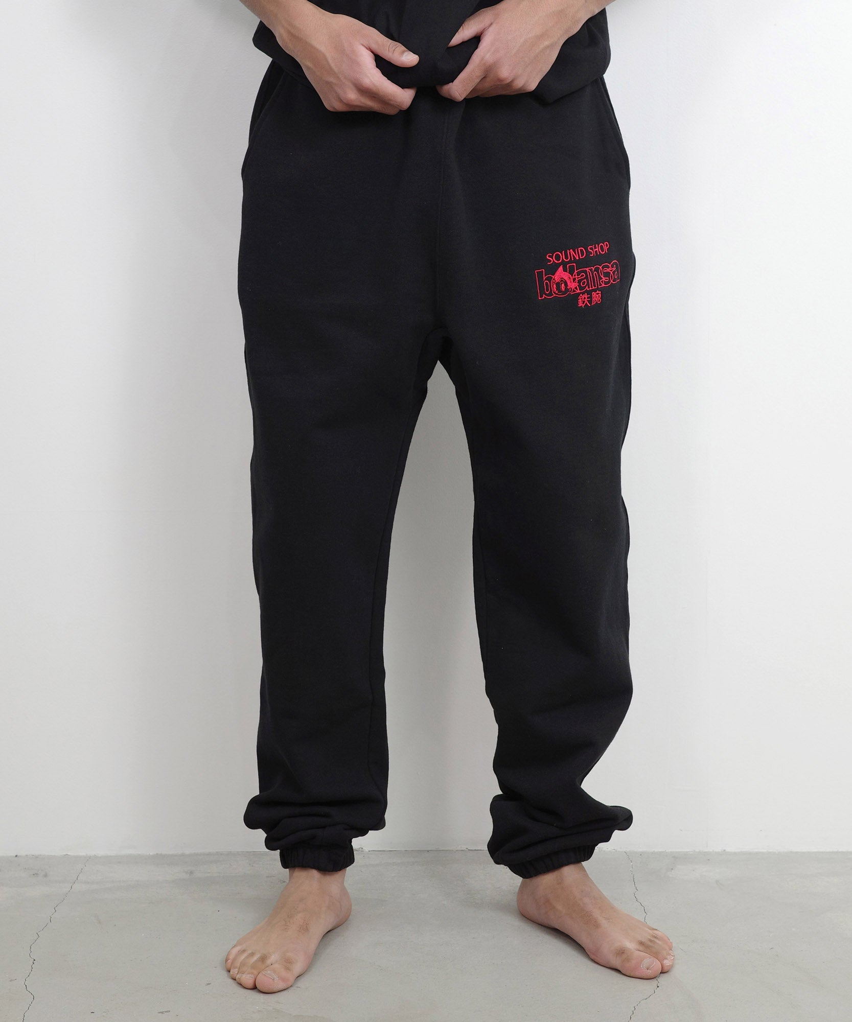 SOUND SHOP balansa × ASTRO BOY SWEAT PANTS ATBL-15 BLACK