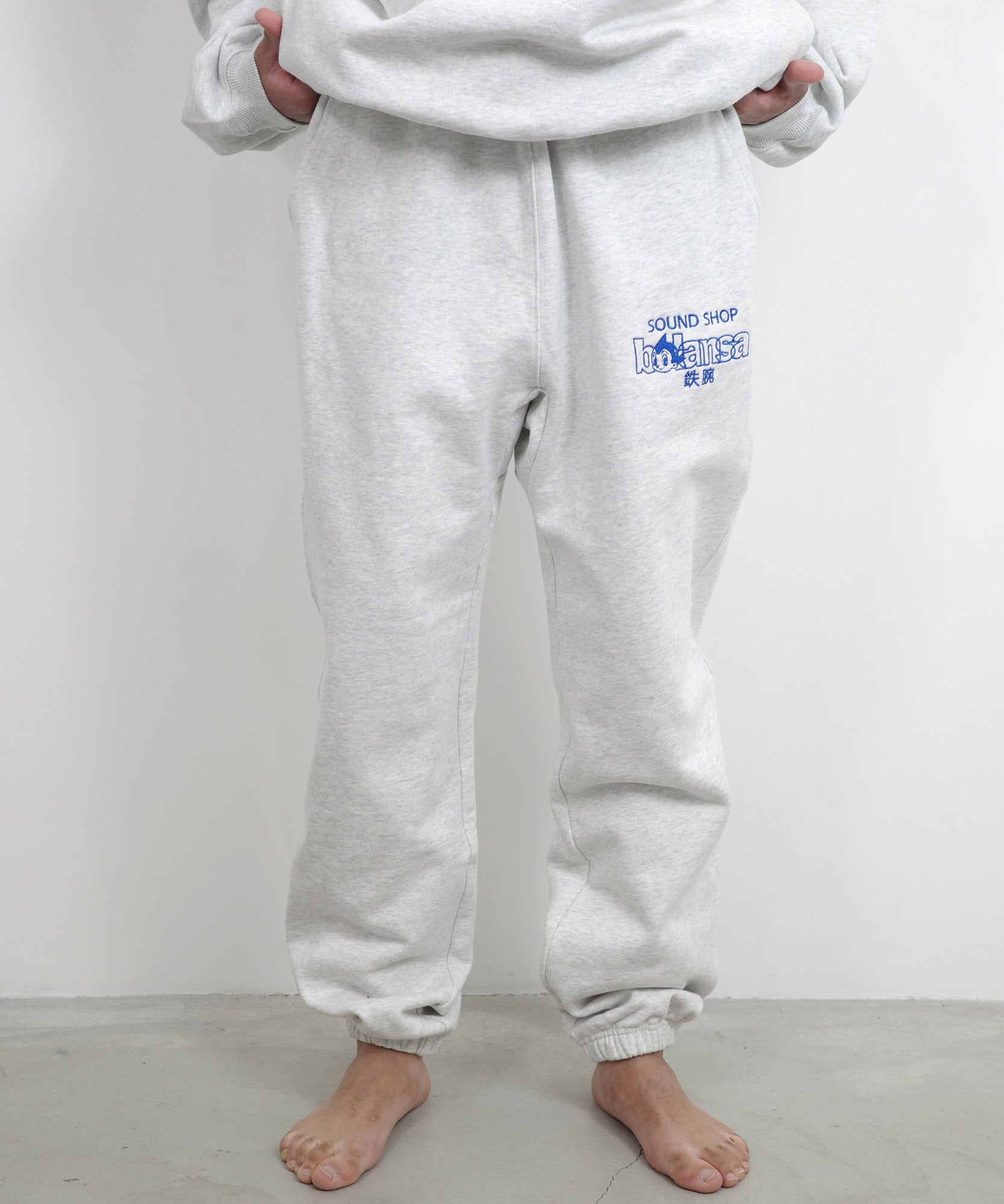 SOUND SHOP balansa × ASTRO BOY SWEAT PANTS ATBL-15 LIGHT HEATHER GRAY