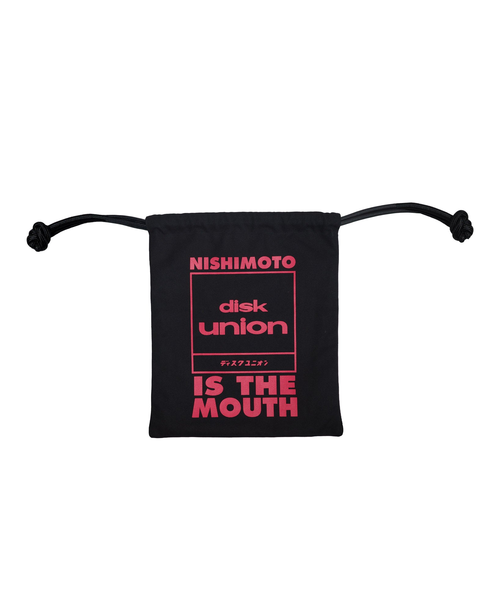 diskunion / NISHIMOTO IS THE MOUTH BIG DRAWSTRING BAG NIMDU-03 BLACK